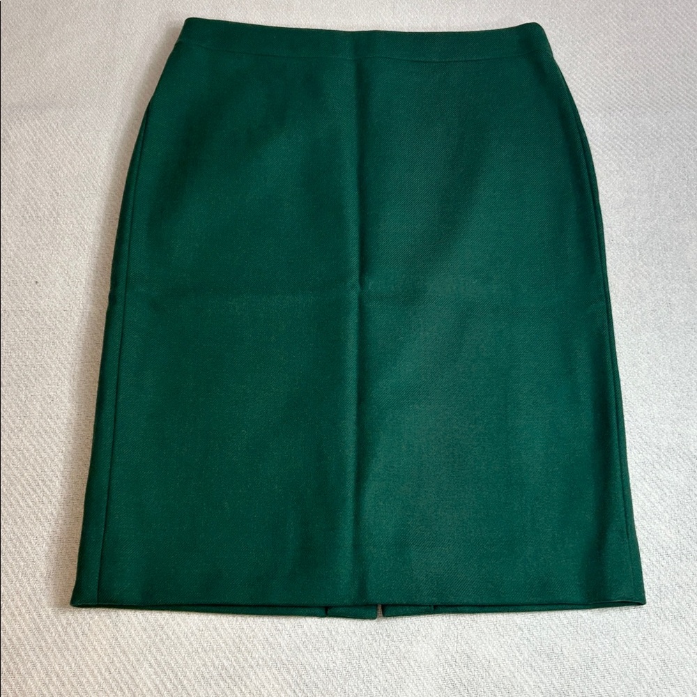 J. Crew No. 2 Pencil Skirt in Green
